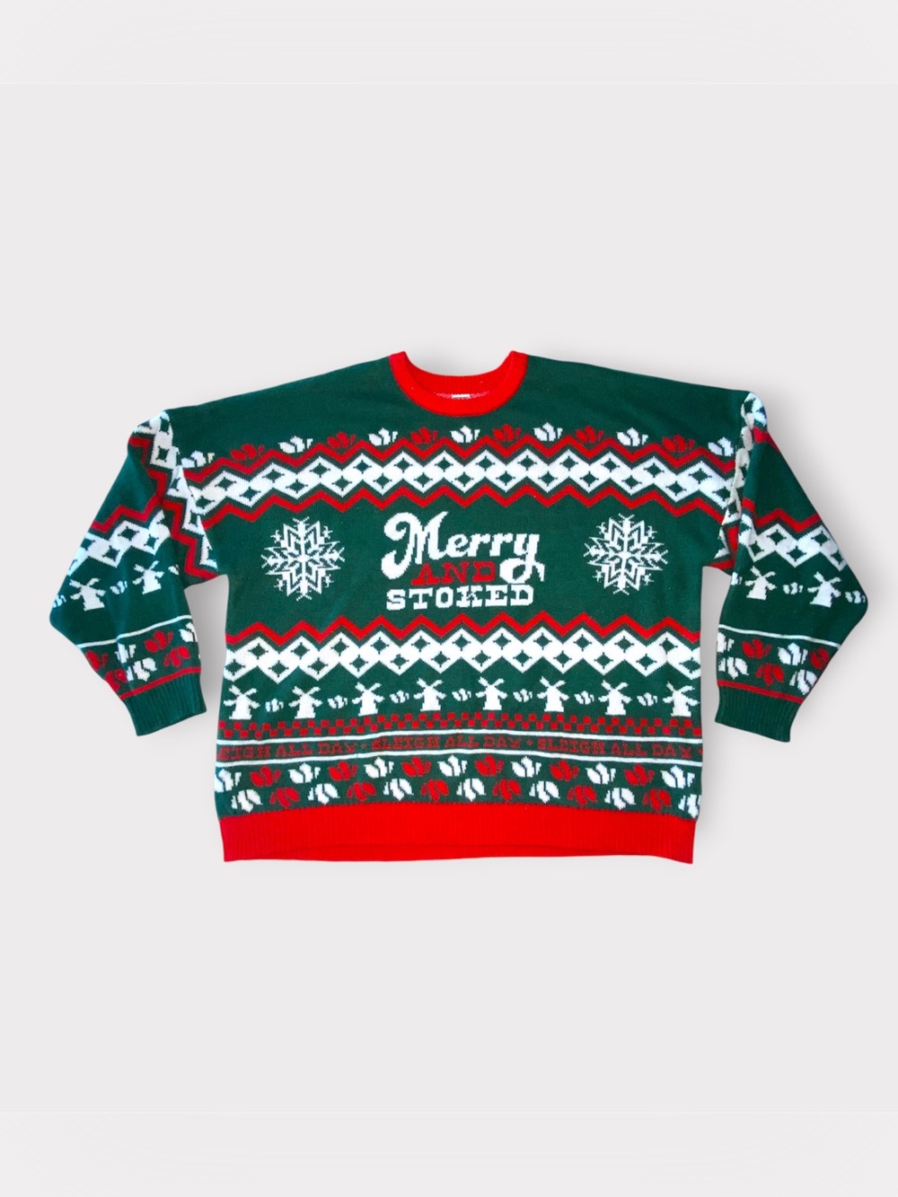 Dutch Bros Employee Exclusive RARE Holiday Sweater | Size M